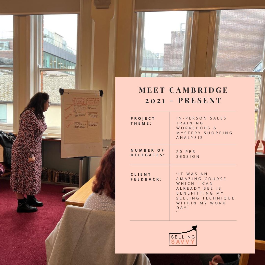 Selling Savvy – Meet Cambridge